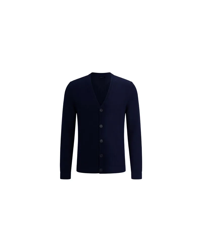 ARAGONA STRICKWAREN - Strickjackenauf YOOX.COM Marineblau