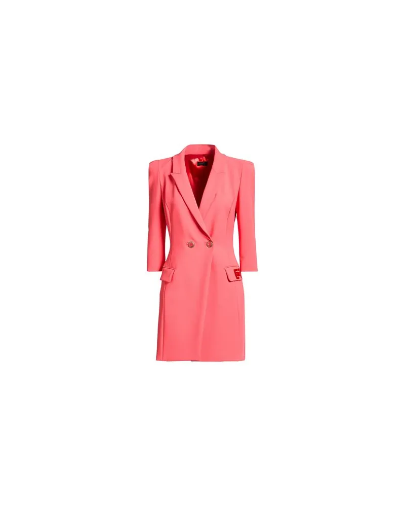 Elisabetta Franchi KLEIDER - Mini-Kleiderauf YOOX.COM Koralle