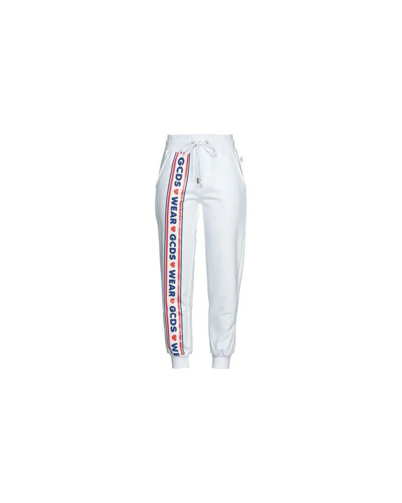 GCDS HOSEN & RÖCKE - Hosenauf YOOX.COM Weiß