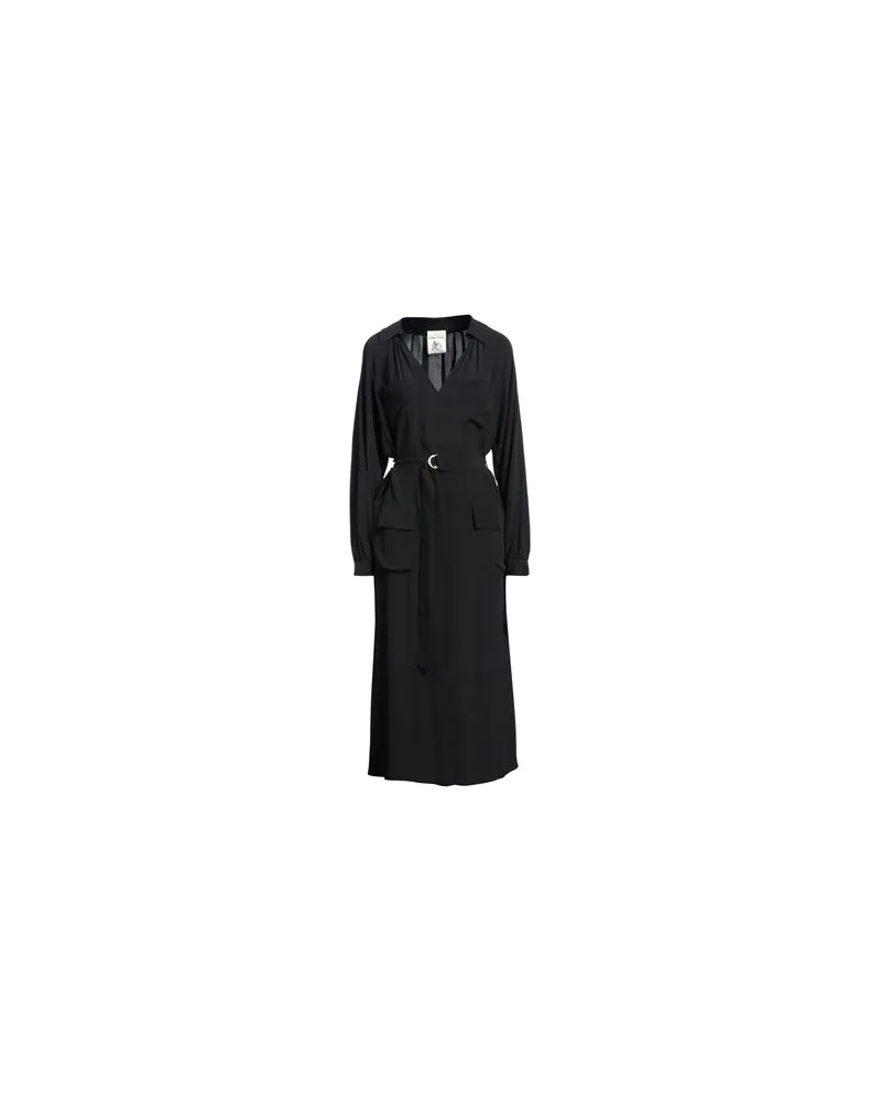 Semicouture KLEIDER - Midi-Kleiderauf YOOX.COM Schwarz