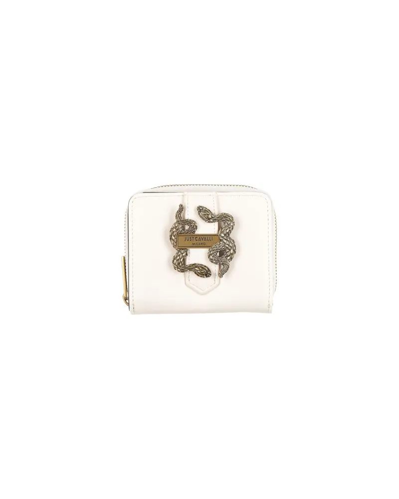 Just Cavalli Kleinlederwaren - Brieftaschenauf YOOX.COM Elfenbein
