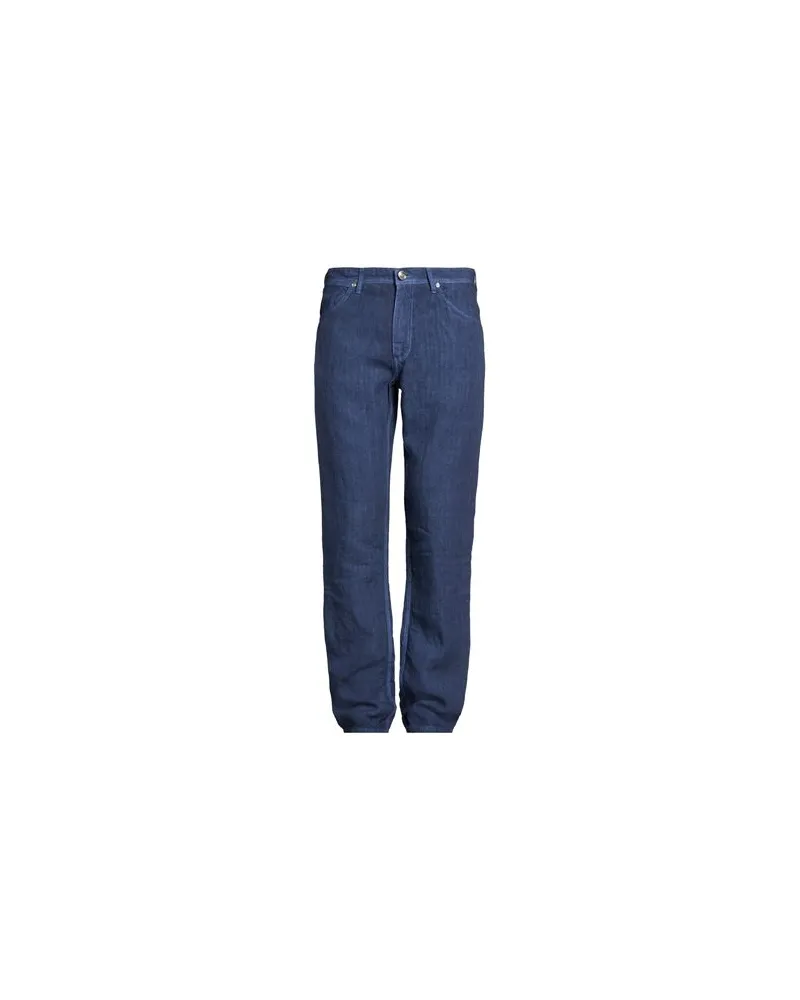 120% Lino HOSEN & RÖCKE - Hosenauf YOOX.COM Marineblau