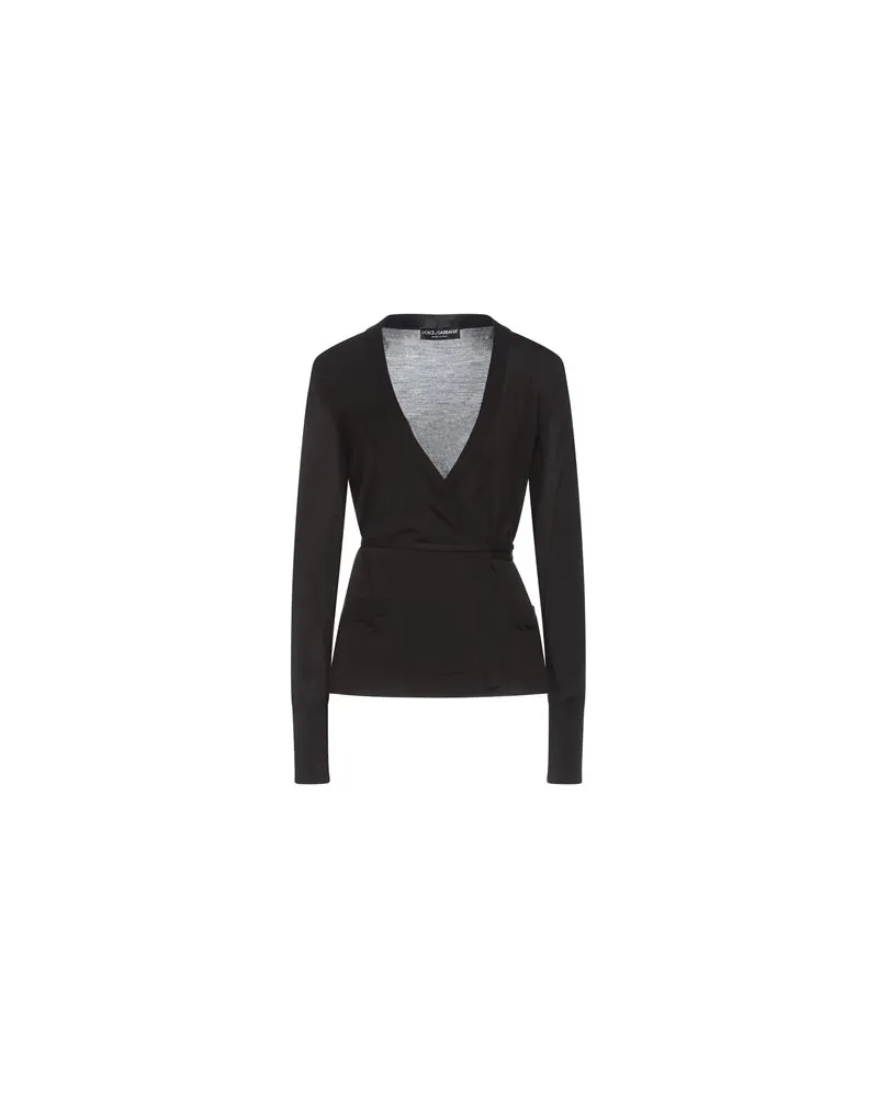 Dolce & Gabbana STRICKWAREN - Strickjackenauf YOOX.COM Dunkelbraun