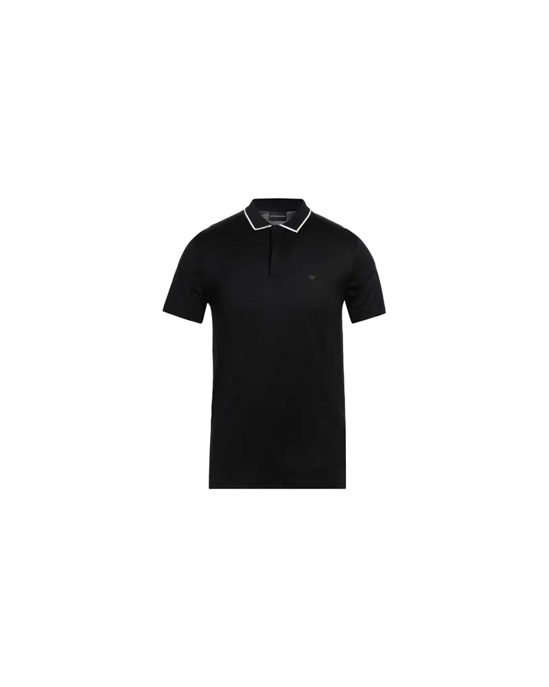 Emporio Armani TOPS - Poloshirtsauf YOOX.COM Schwarz