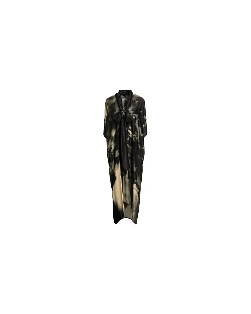 Masnada KLEIDER - Maxi-Kleiderauf YOOX.COM Dunkelgrün