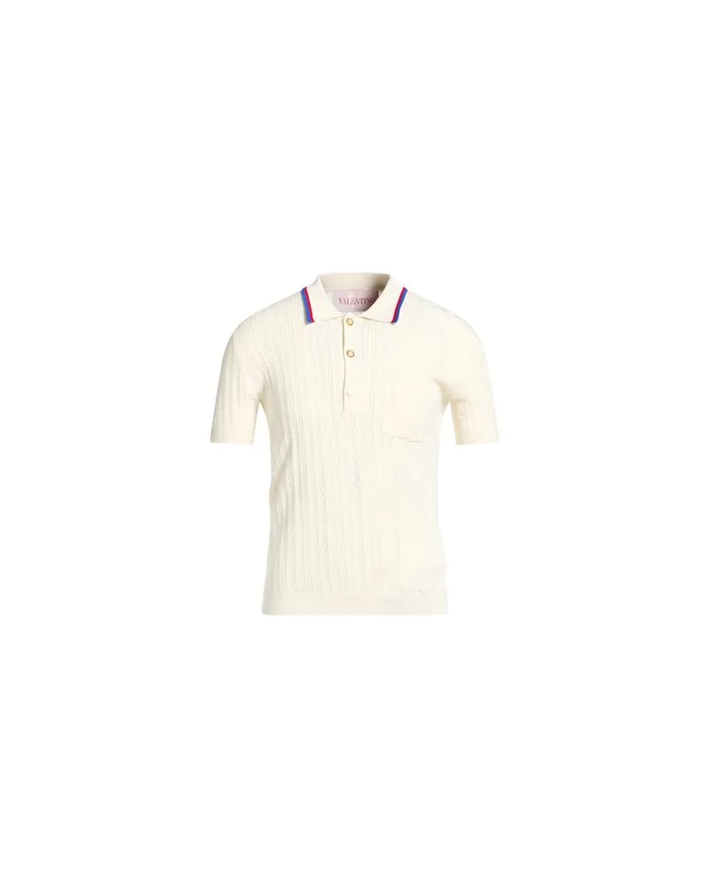 Valentino Garavani TOPS - Poloshirtsauf YOOX.COM Cremeweiß