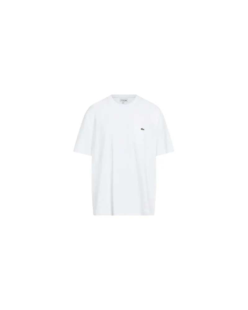 Lacoste TOPS - T-shirtsauf YOOX.COM Weiß