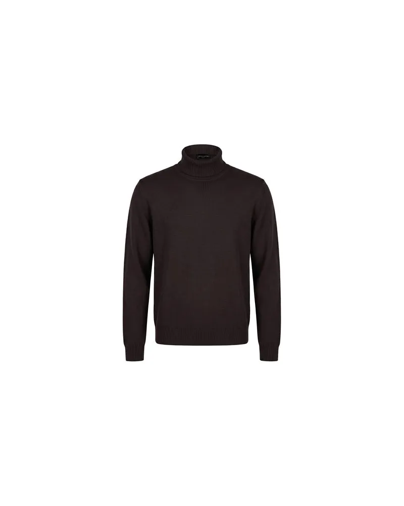 Roberto Collina STRICKWAREN - Rollkragenpulloverauf YOOX.COM Dunkelbraun