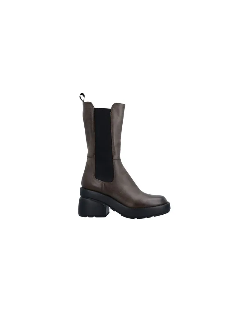 Elena Iachi SCHUHE - Stiefelauf YOOX.COM Militärgrün
