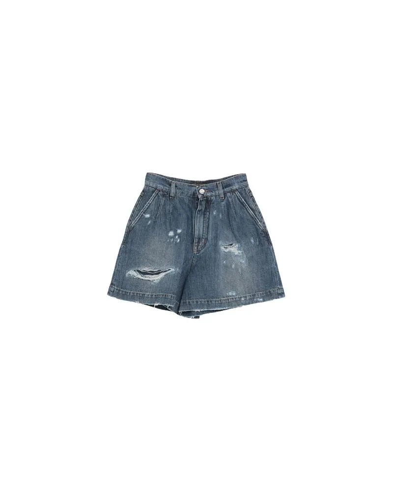 Dolce & Gabbana HOSEN & RÖCKE - Jeansshortsauf YOOX.COM Blau