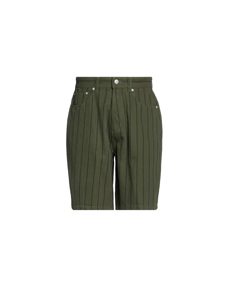 Obey HOSEN & RÖCKE - Jeansshortsauf YOOX.COM Militärgrün