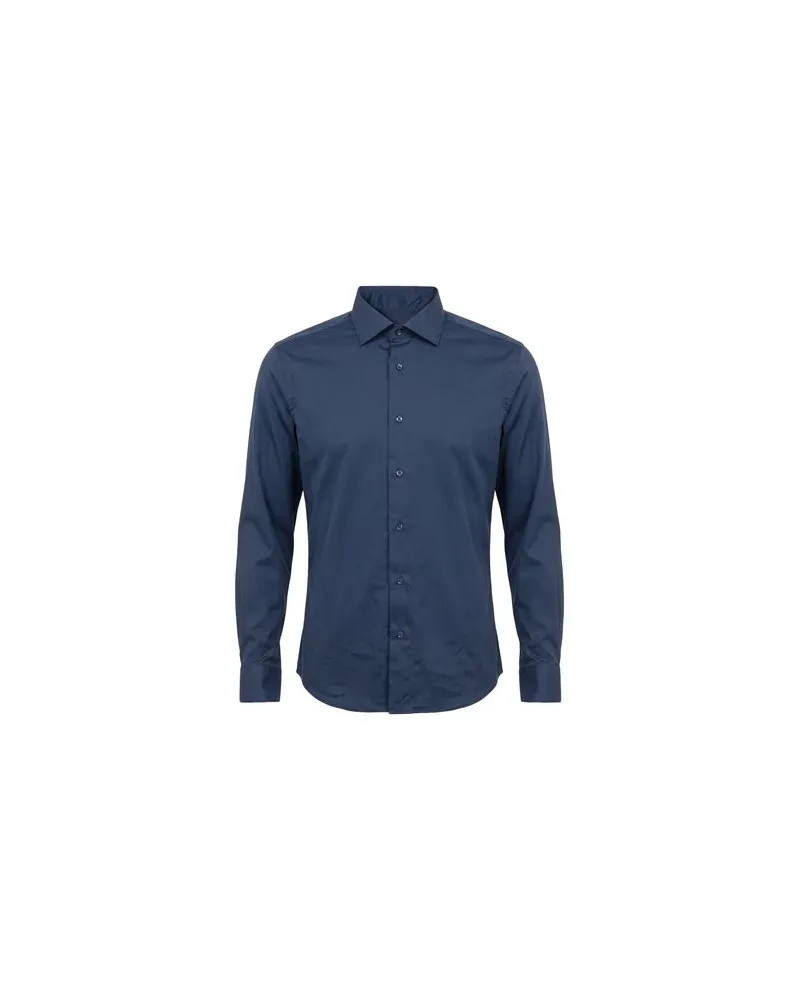 AT.P.CO TOPS - Hemdenauf YOOX.COM Marineblau