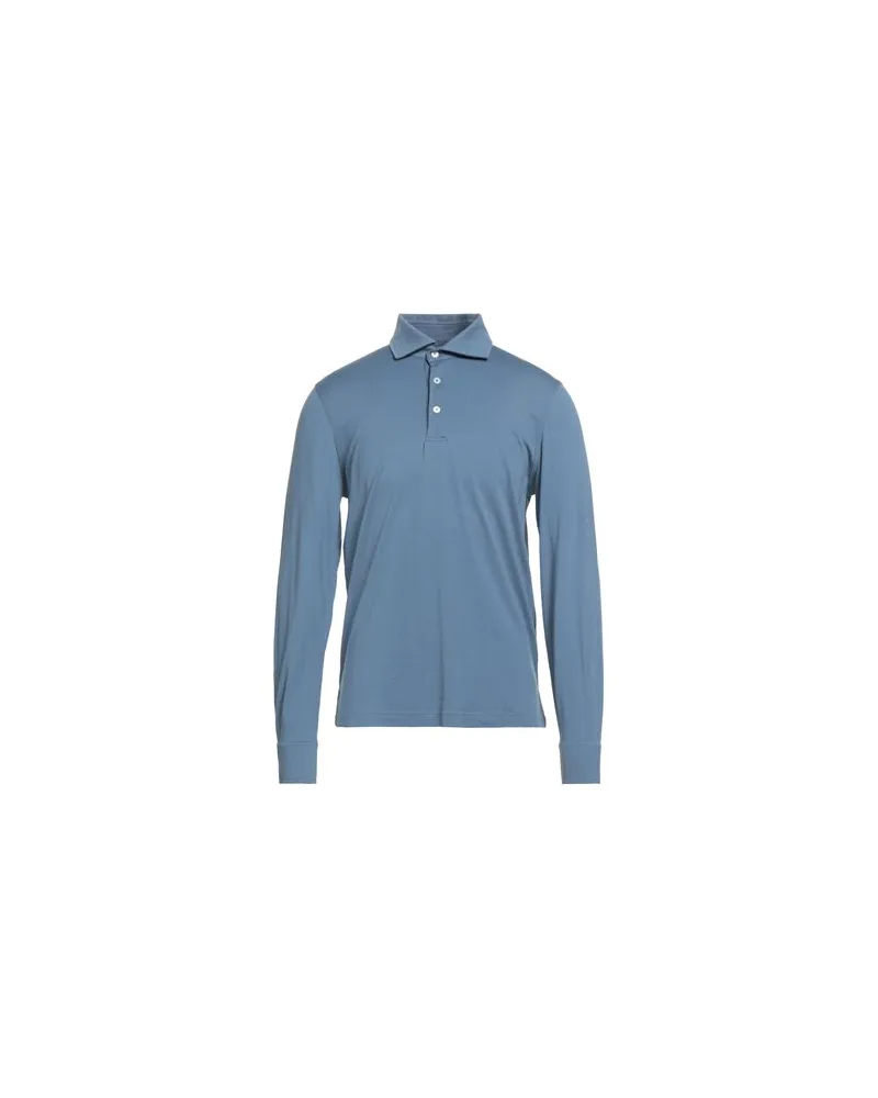 Fedeli TOPS - Poloshirtsauf YOOX.COM Blaugrau