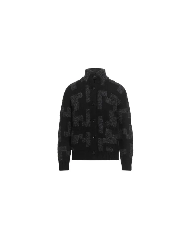 Roberto Collina STRICKWAREN - Strickjackenauf YOOX.COM Schwarz