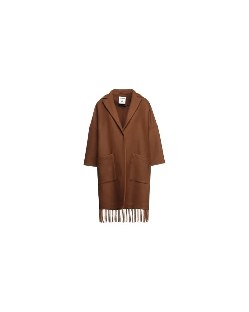 Semicouture JACKEN & MÄNTEL - Mäntelauf YOOX.COM Braun