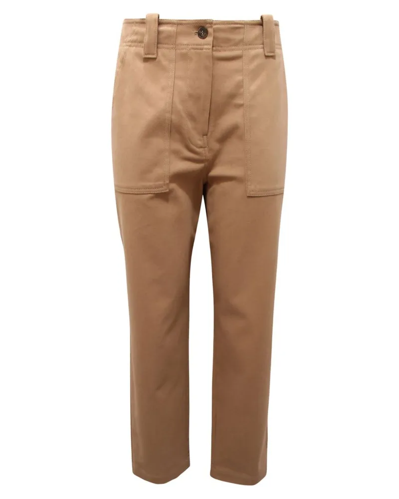 Max Mara Jeanshose Beige