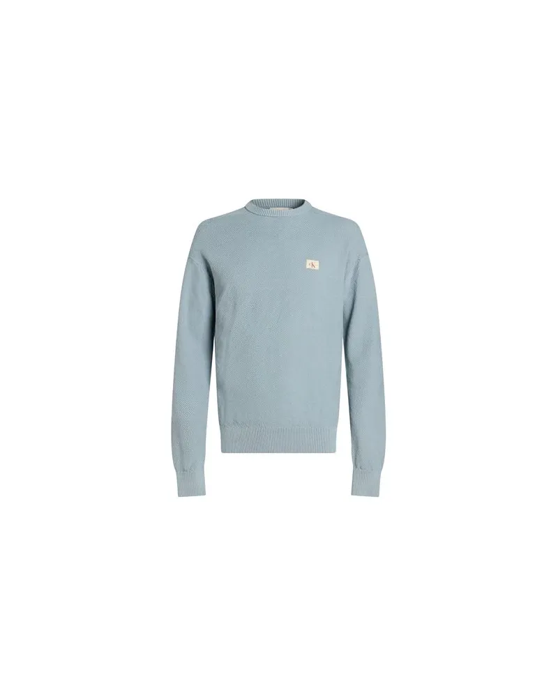 Calvin Klein STRICKWAREN - Pulloverauf YOOX.COM Himmelblau