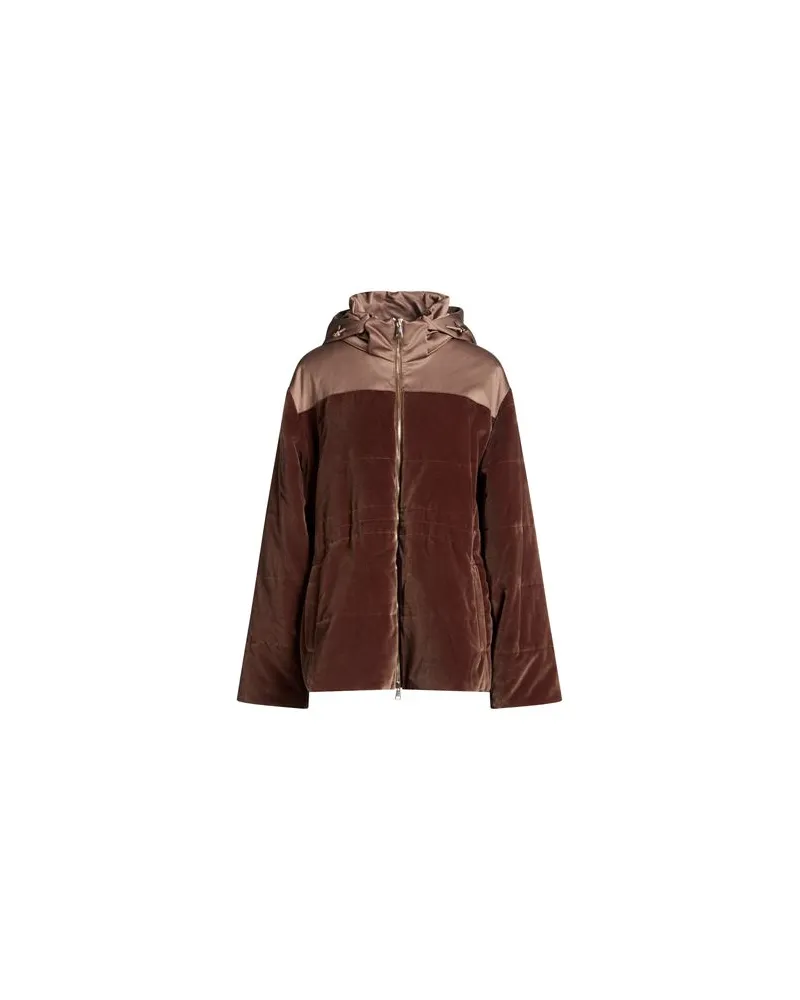Fabiana Filippi JACKEN & MÄNTEL - Pufferjacken & Daunenjackenauf YOOX.COM Hellbraun