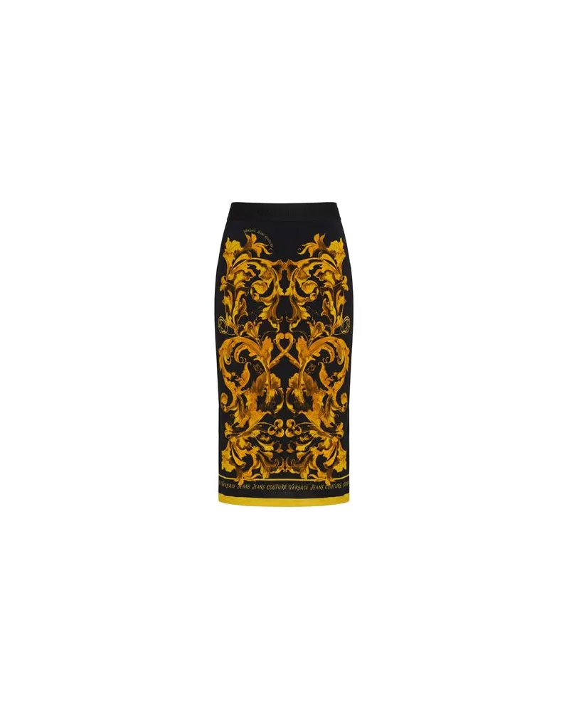 Versace Jeans HOSEN & RÖCKE - Midi-Röckeauf YOOX.COM Gelb