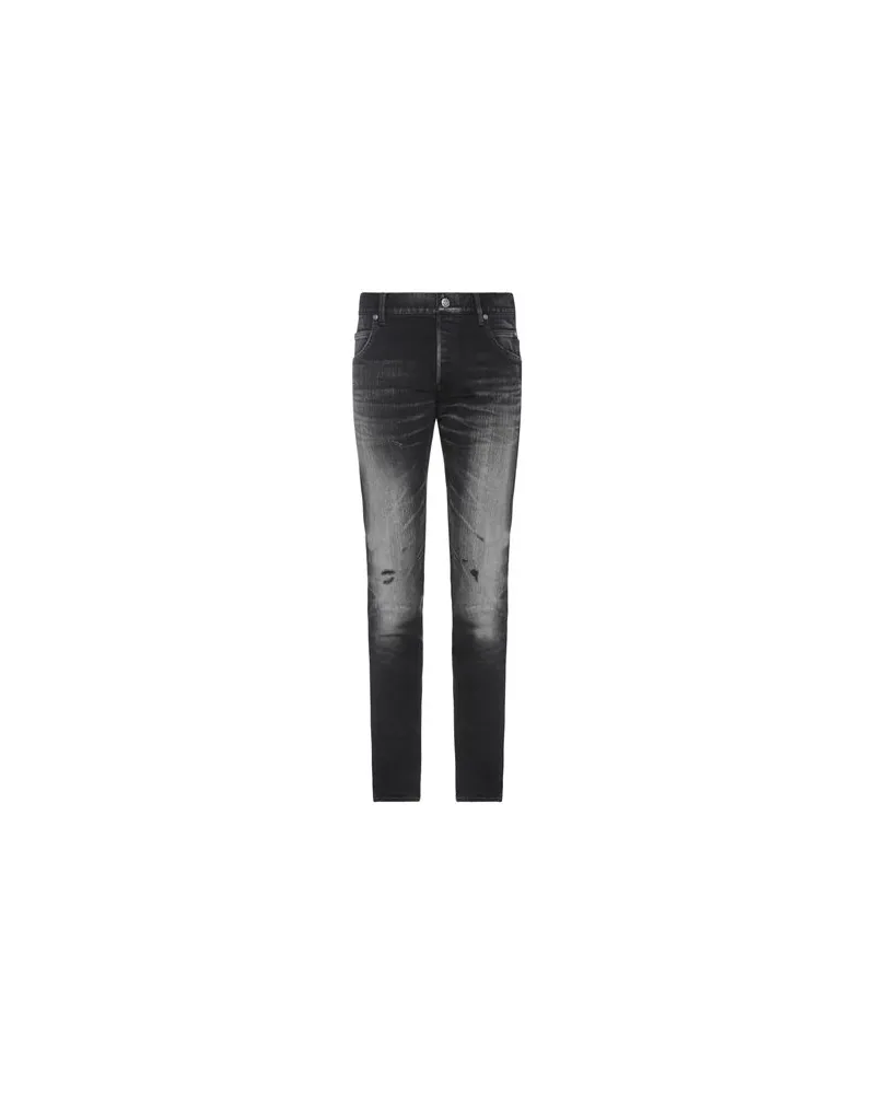Balmain HOSEN & RÖCKE - Jeanshosenauf YOOX.COM Schwarz