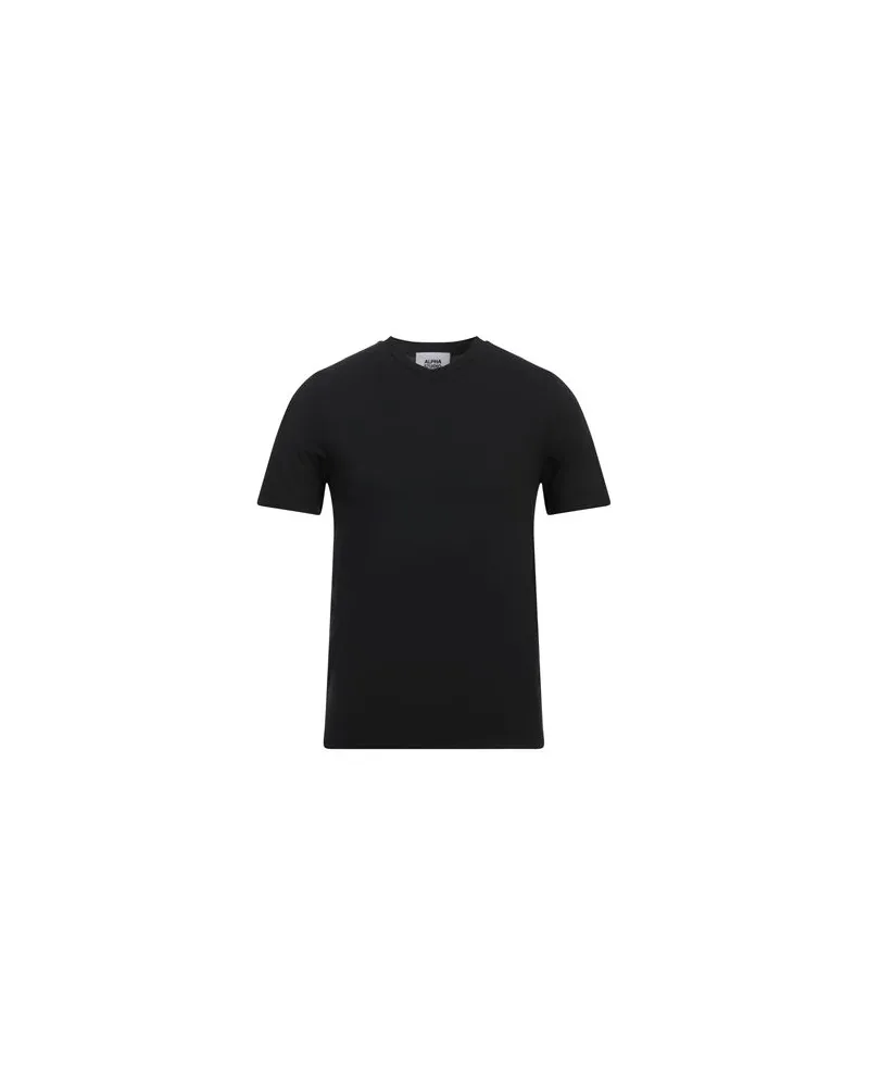 Alpha Studio TOPS - T-shirtsauf YOOX.COM Schwarz