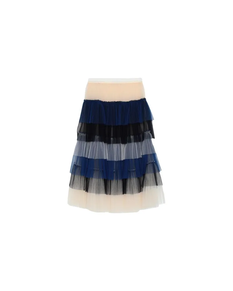 Elisabetta Franchi HOSEN & RÖCKE - Midi-Röckeauf YOOX.COM Blau