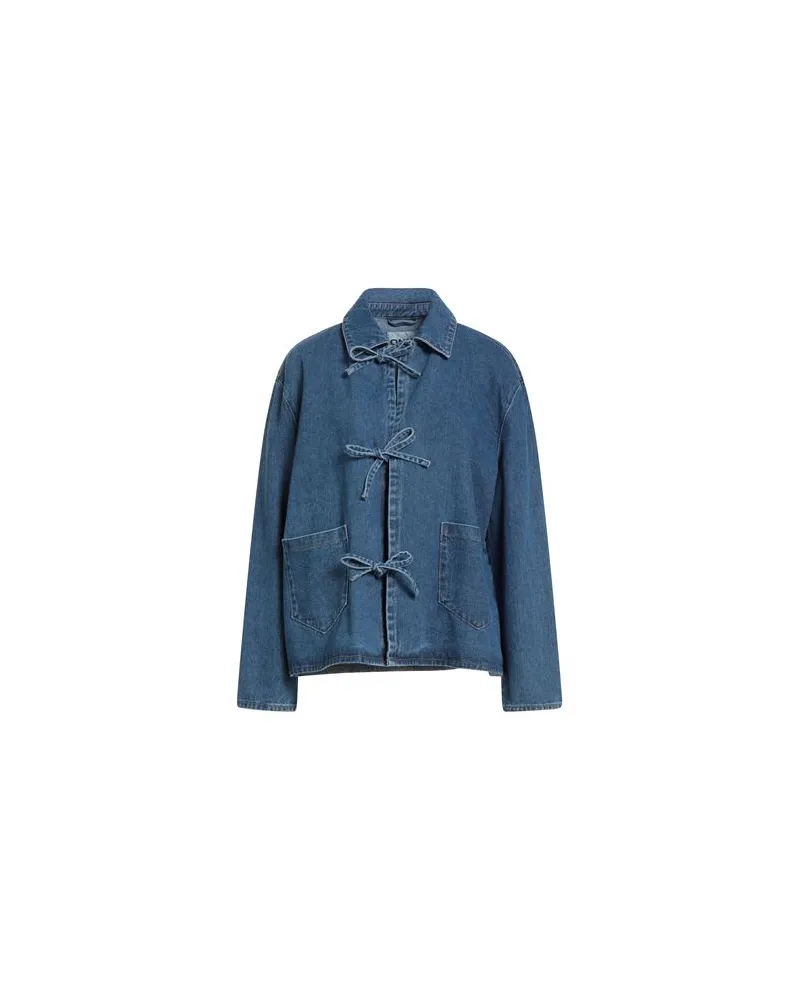 only JACKEN & MÄNTEL - Jeansjacken/Mäntelauf YOOX.COM Blau