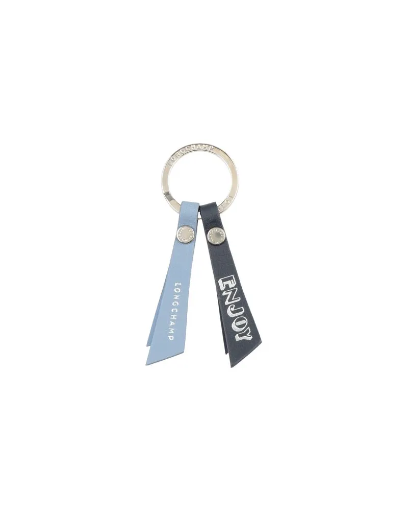 Longchamp Kleinlederwaren - Schlüsselanhängerauf YOOX.COM Taubenblau