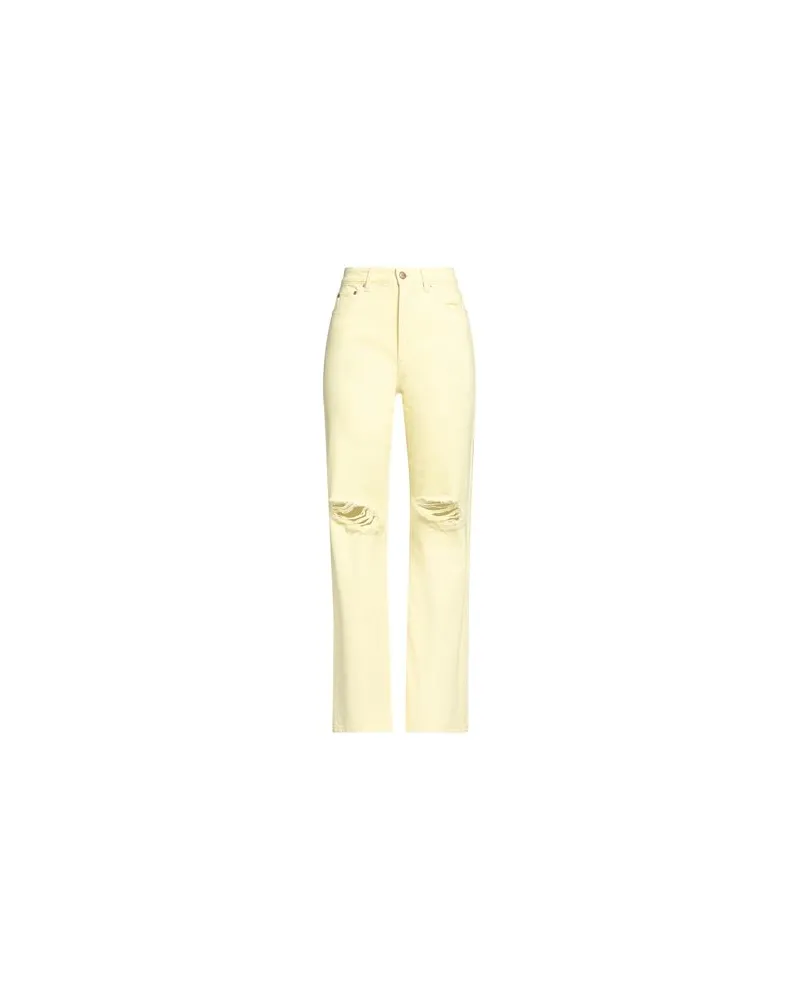 only HOSEN & RÖCKE - Jeanshosenauf YOOX.COM Gelb