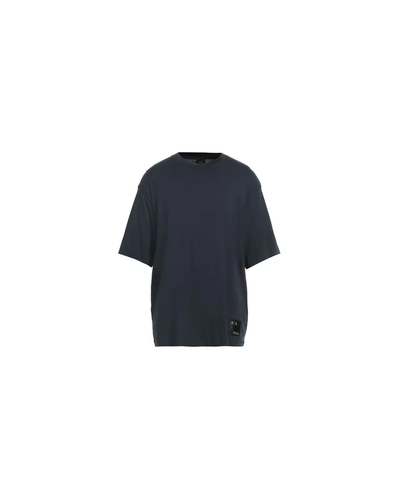 Armani Exchange TOPS - T-shirtsauf YOOX.COM Marineblau