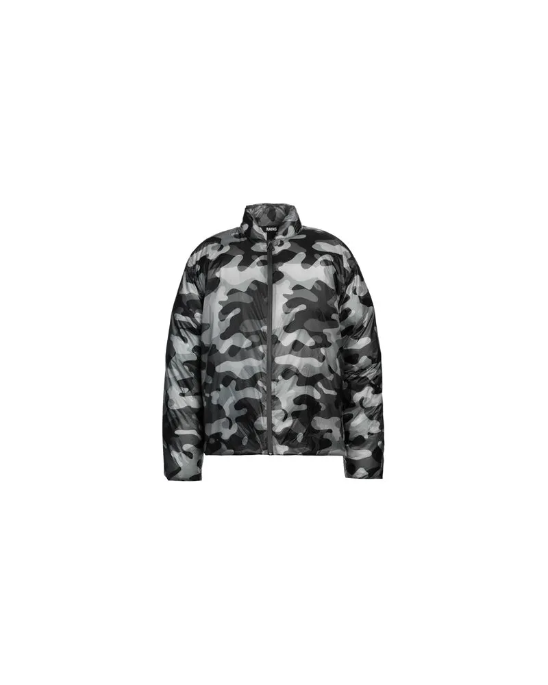 RAINS JACKEN & MÄNTEL - Pufferjacken & Daunenjackenauf YOOX.COM Grau