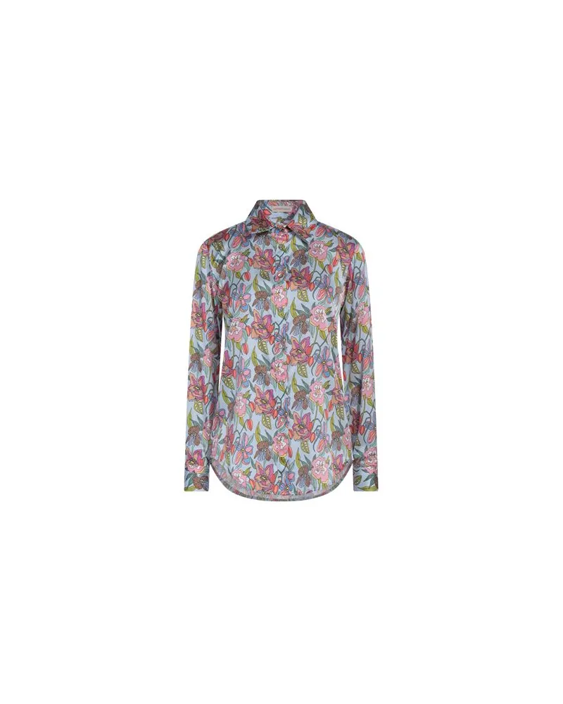 Camicettasnob TOPS - Hemdenauf YOOX.COM Himmelblau