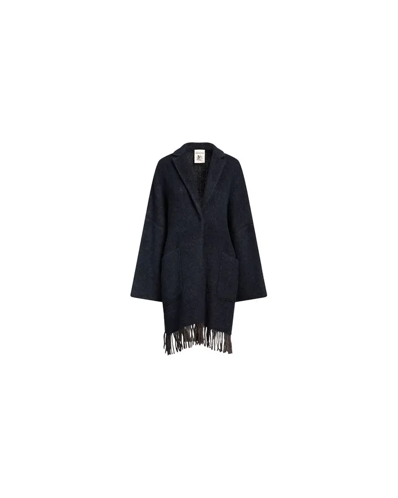 Semicouture JACKEN & MÄNTEL - Mäntelauf YOOX.COM Marineblau