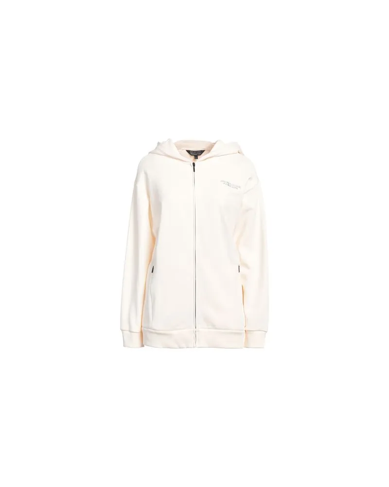 Armani Exchange TOPS - Sweatshirtsauf YOOX.COM Cremeweiß