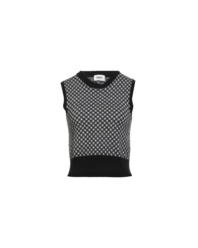 Sandro STRICKWAREN - Pulloverauf YOOX.COM Schwarz