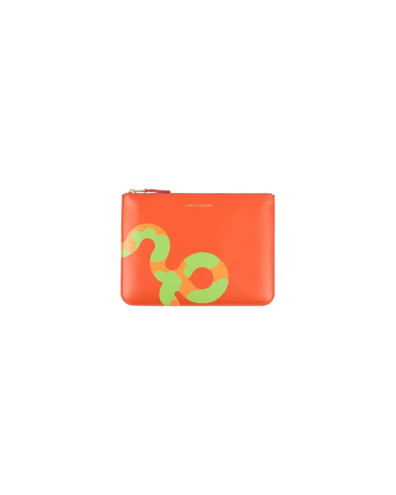 Comme des Garçons Kleinlederwaren - Kosmetiktäschchenauf YOOX.COM Orange
