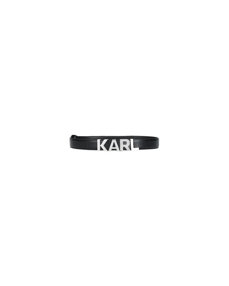 Karl Lagerfeld K/SWING SM MID BELT - Kleinlederwaren - Gürtelauf YOOX.COM Schwarz