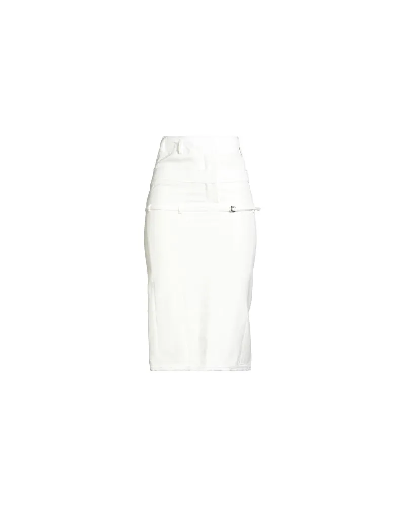 Jacquemus HOSEN & RÖCKE - Midi-Röckeauf YOOX.COM Weiß
