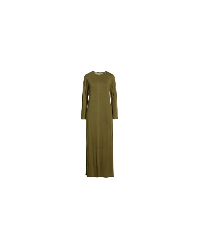Pomandère KLEIDER - Maxi-Kleiderauf YOOX.COM Militärgrün