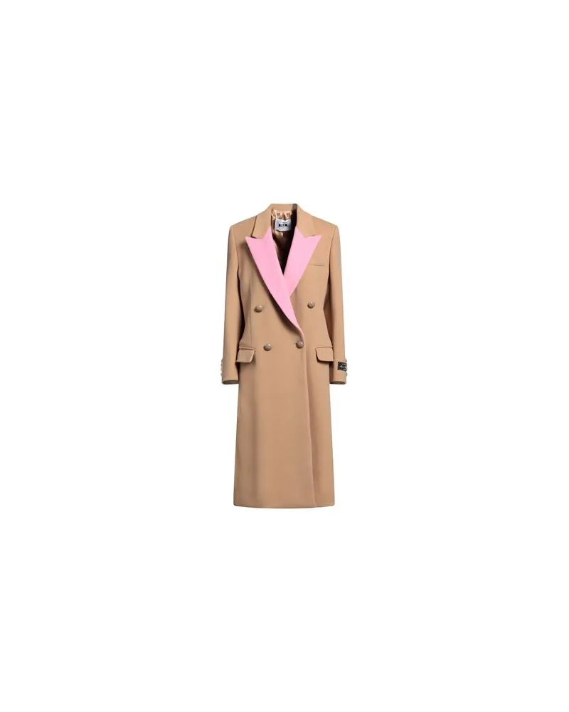 MSGM JACKEN & MÄNTEL - Mäntelauf YOOX.COM Kamel