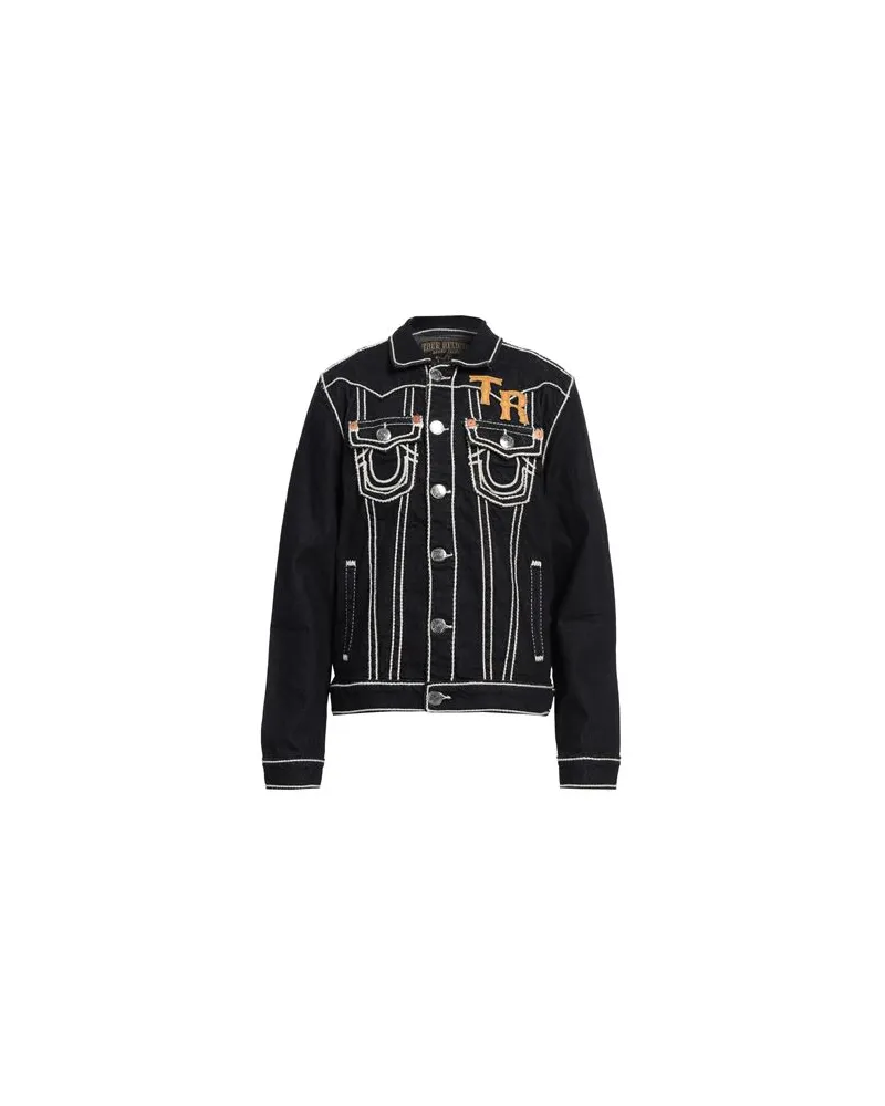 True Religion JACKEN & MÄNTEL - Jeansjacken/Mäntelauf YOOX.COM Blau