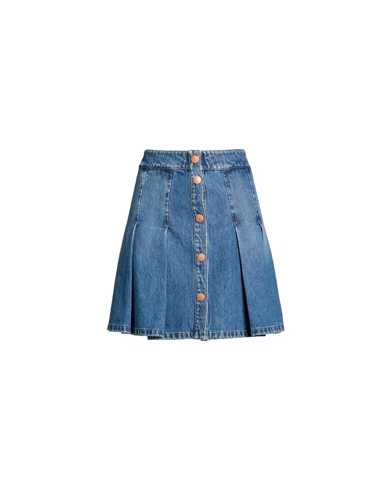 Moschino HOSEN & RÖCKE - Jeansröckeauf YOOX.COM Blau