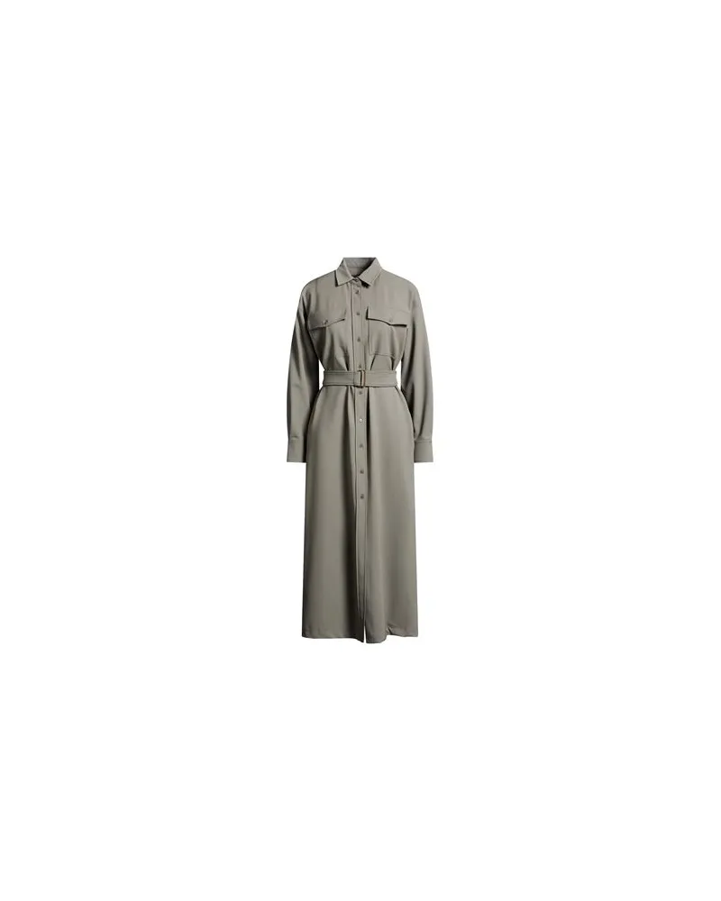 Max Mara KLEIDER - Midi-Kleiderauf YOOX.COM Militärgrün
