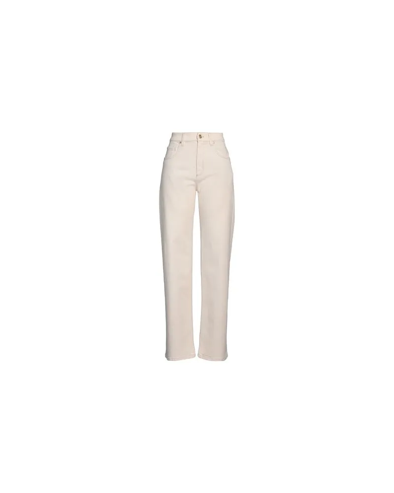 Brunello Cucinelli HOSEN & RÖCKE - Jeanshosenauf YOOX.COM Elfenbein