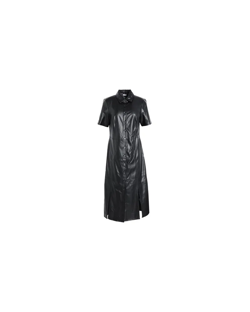 DKNY KLEIDER - Midi-Kleiderauf YOOX.COM Schwarz
