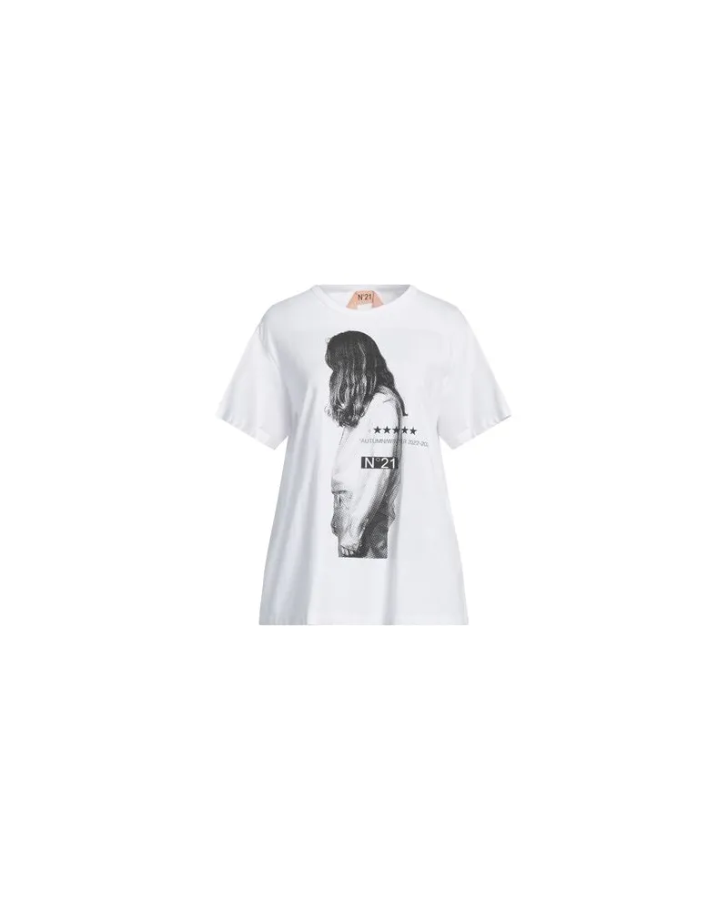 N° 21 TOPS - T-shirtsauf YOOX.COM Weiß