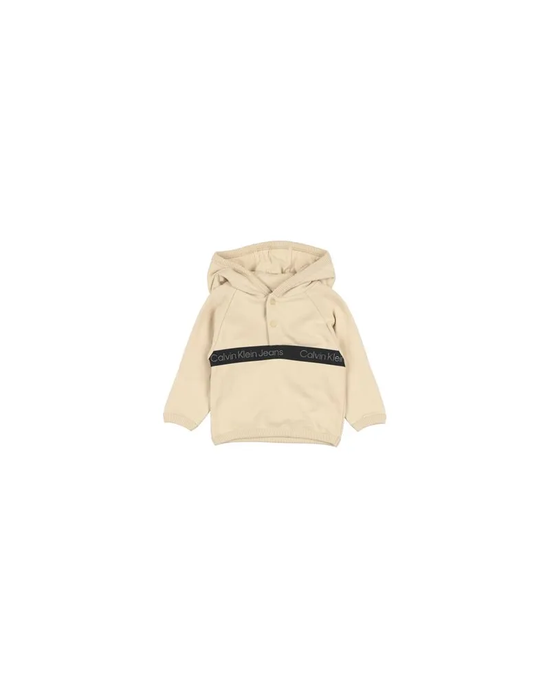Calvin Klein TOPS - Sweatshirtsauf YOOX.COM Beige