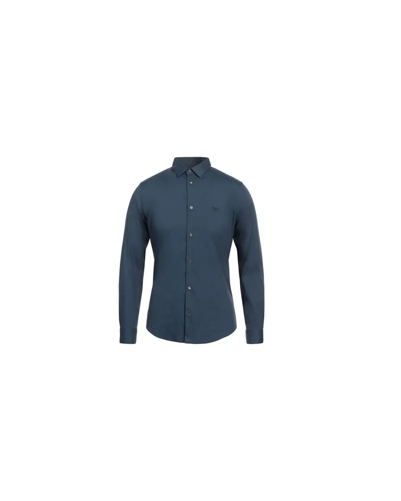 Emporio Armani TOPS - Hemdenauf YOOX.COM Taubenblau