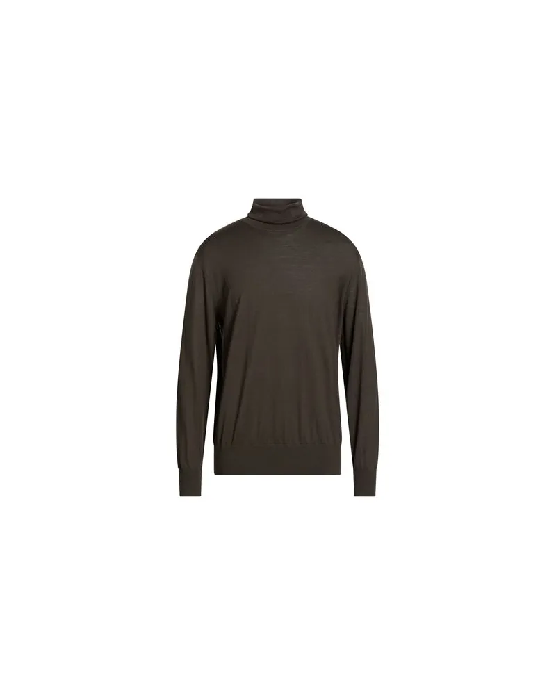 Dries van Noten STRICKWAREN - Rollkragenpulloverauf YOOX.COM Dunkelgrün
