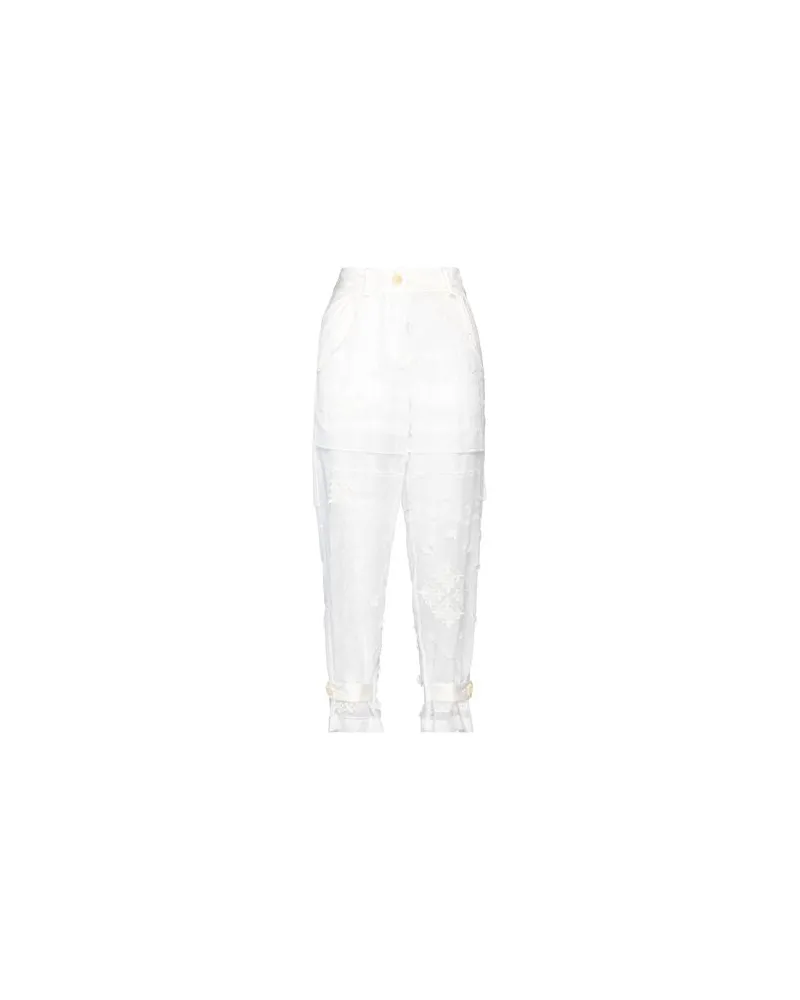 Sacai HOSEN & RÖCKE - Hosenauf YOOX.COM Weiß
